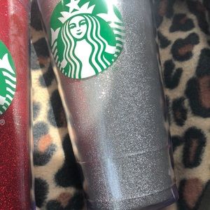 Starbucks Other - 3 Starbucks Glitter Tumblers Red, Blue and… Starbucks Other - 3 Starbucks Glitter Tumblers Red, Blue and…